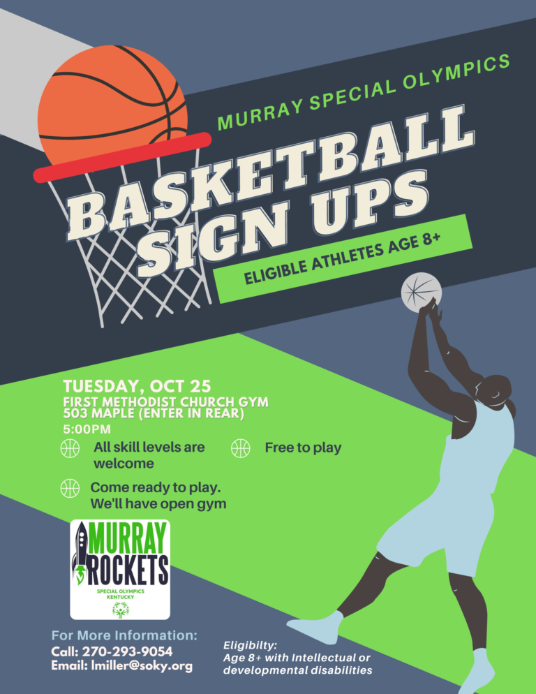 Basketball SignUps 20222023 Murray Calloway County Special Olympics